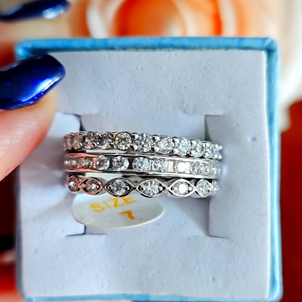 Bomb Party Unicorn Rhodium Diamond Cubic Zirconia New size 7